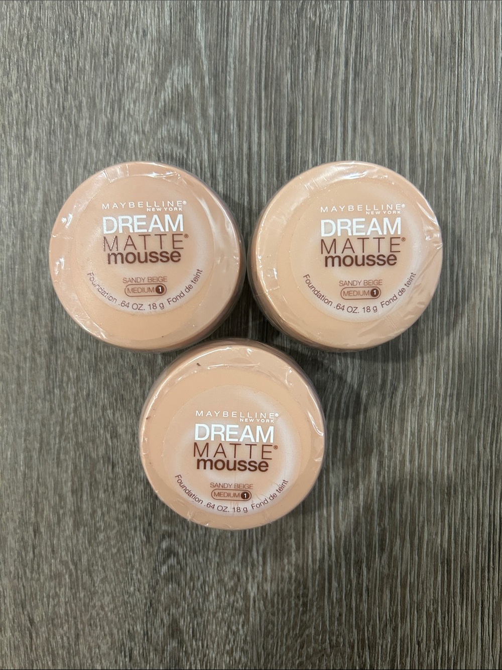 3X Maybelline Dream Matte Mousse Foundation - Sandy Beige ( FIRM PRICE )